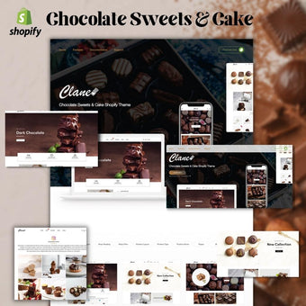 Chocolate Sweets & Cake Shopify Shopping Website