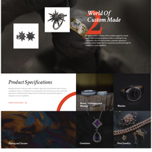 Custom Jewelry Manufacture WordPress Responsive Website