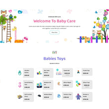 Baby, Kids Care Products Shopify Shopping Website
