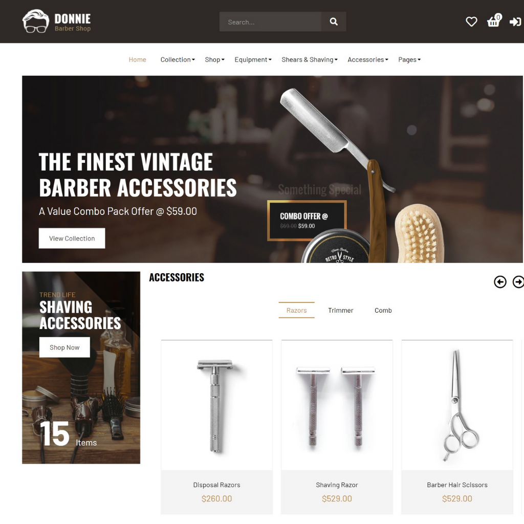 Barber - Shop Website