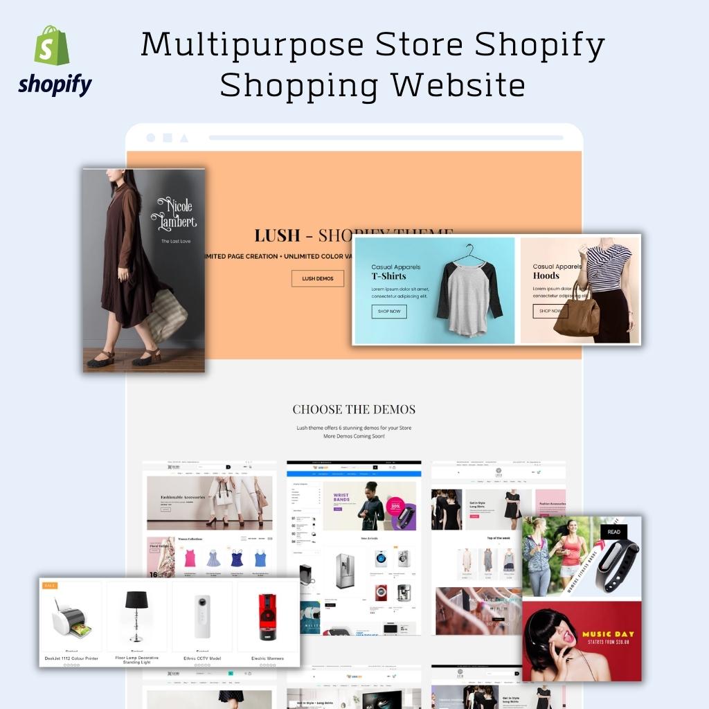 Multipurpose Store Shopify Shopping Website