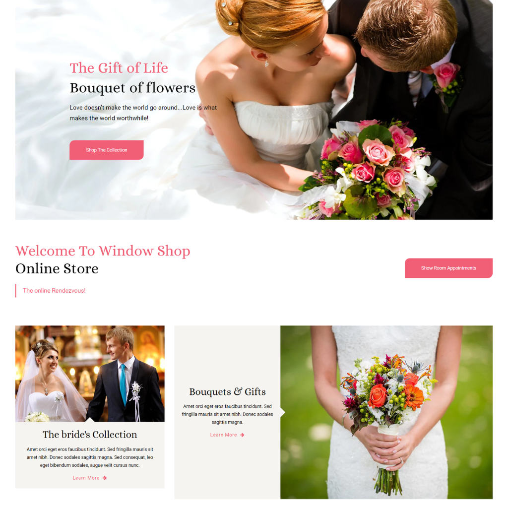 Meta Elite Bridal Store Shopify Shopping Website