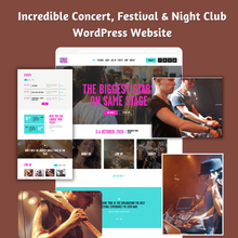 Incredible Concert, Festival & Night Club WordPress Responsive Website