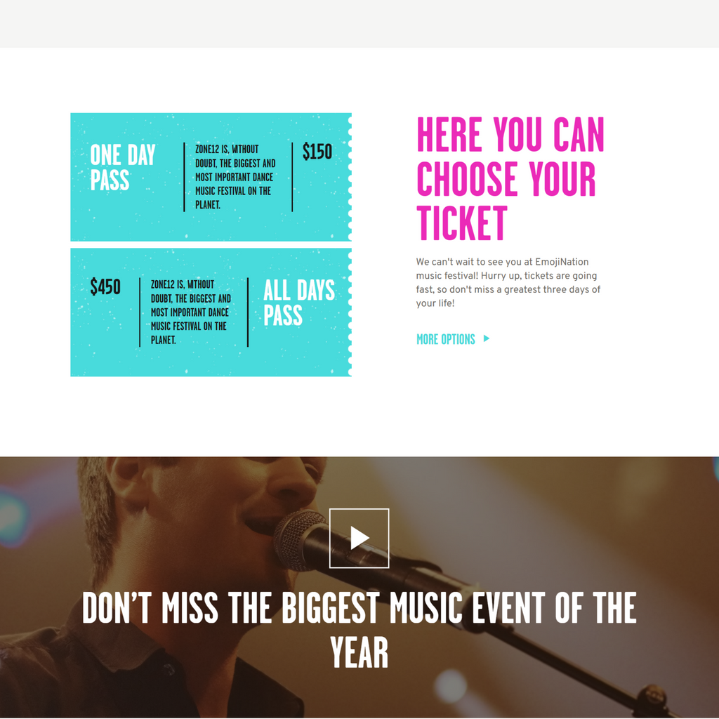 Incredible Concert, Festival & Night Club WordPress Responsive Website