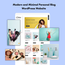 Modern and Minimal Personal Blog WordPress Responsive Website