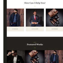 Custom Dress Tailoring Clothing WordPress Responsive Website
