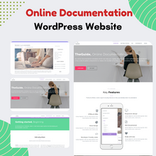 Online Documentation Responsive Website