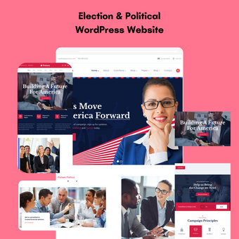 Election & Political WordPress Responsive Website