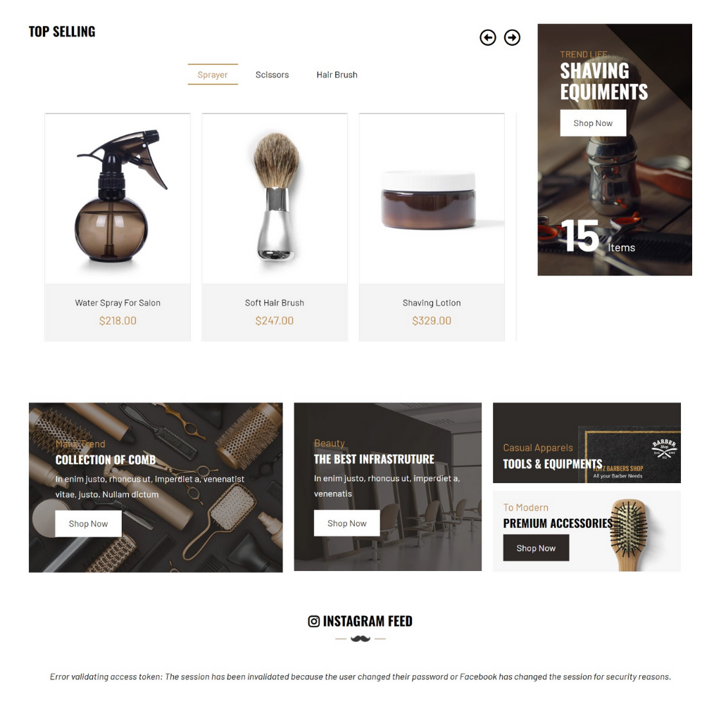 Barber - Shop Website