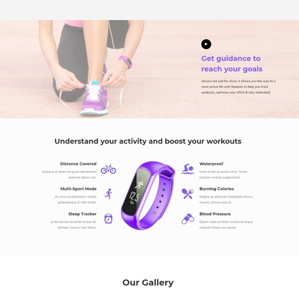 Gym & Fitness Store Shopify Shopping Website