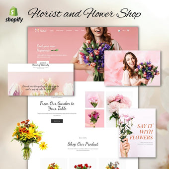 Florist and Flower Shop Shopify Shopping Website