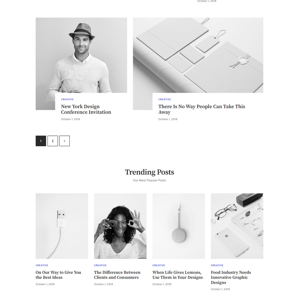 Modern Personal Blog WordPress Responsive Website