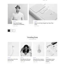 Modern Personal Blog WordPress Responsive Website