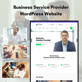 Business Service Provider WordPress Responsive Website