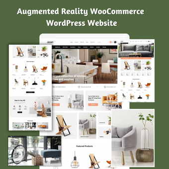 Augmented Reality WooCommerce WordPress Responsive Website