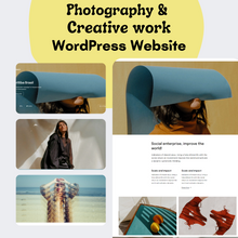 Photography &  Creative Work WordPress Responsive Website