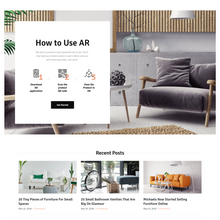 Augmented Reality WooCommerce WordPress Responsive Website