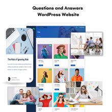 Questions and Answers WordPress Responsive Website