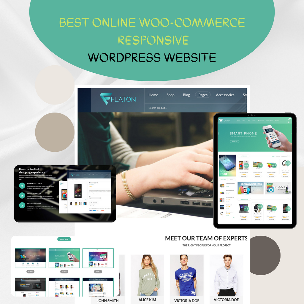 Best Online WOO-COMMERCE Responsive WordPress Website