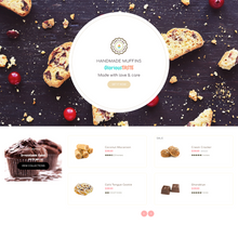 Bakery, Cookie, Food Product Shopify Shopping Website