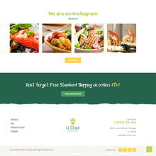 Modern & Responsive Organic Food WordPress Website