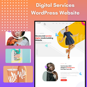 Digital Services WordPress Responsive Website