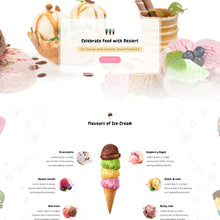 Ice-Cream Store Shopify Shopping Website