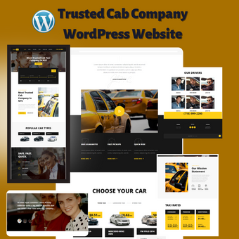 Trusted Cab Company WordPress Responsive Website