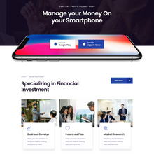 Business Finance WordPress Responsive Website