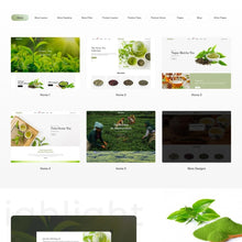 Tea Shop & Organic Store Responsive Shopify Shopping Website