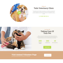 Veterinary Clinic, Pet Care & Animal WordPress Responsive Website