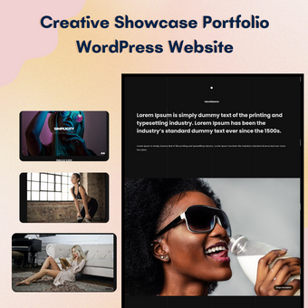 Creative Showcase Portfolio WordPress Responsive Website