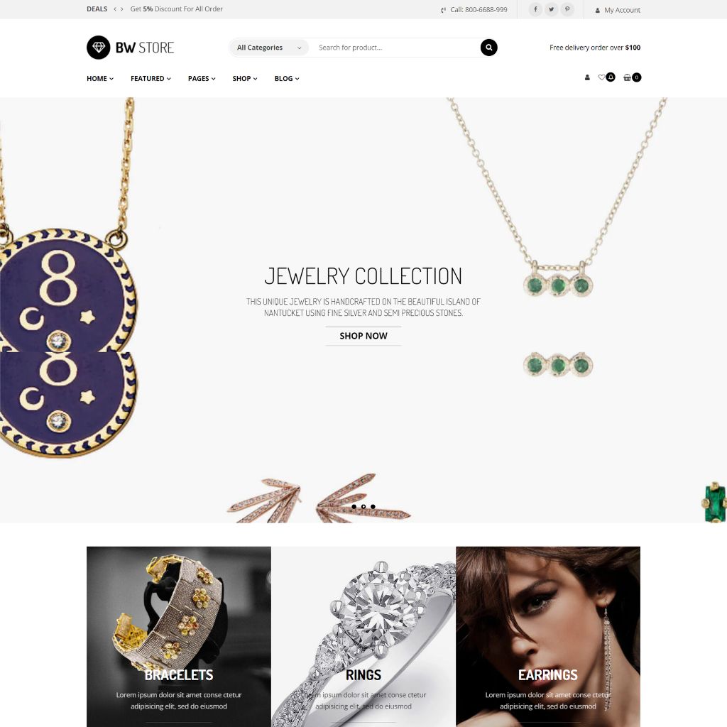 Diamond Dreams Shopify  Shopping Website