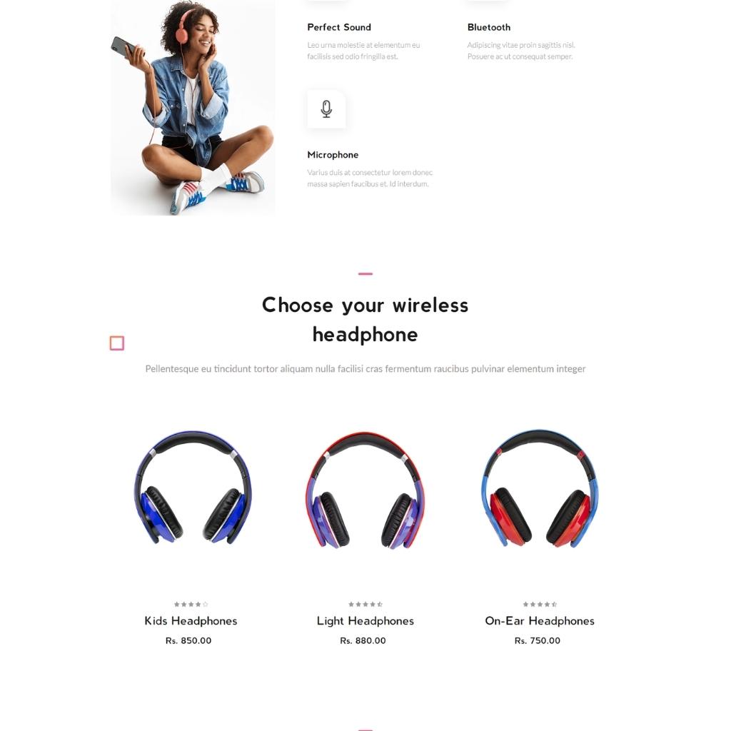 Headphone and Audio Store Shopify Shopping Website