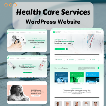 Health Care Services WordPress Responsive Website