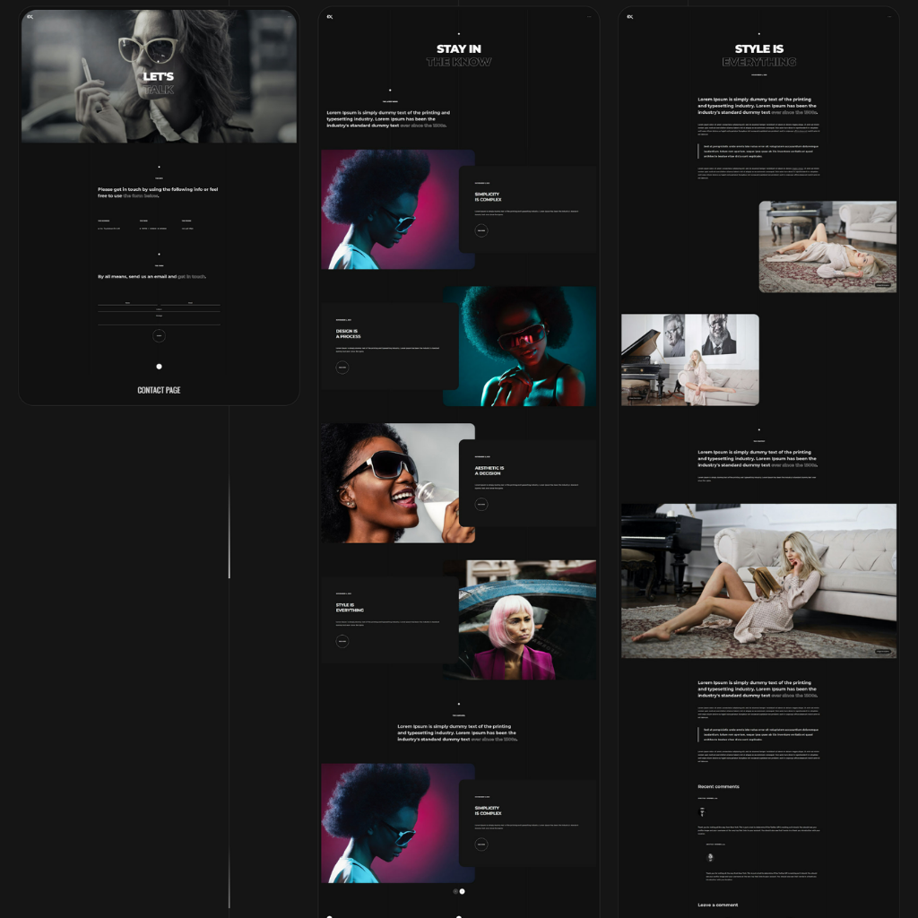 Creative Showcase Portfolio WordPress Responsive Website