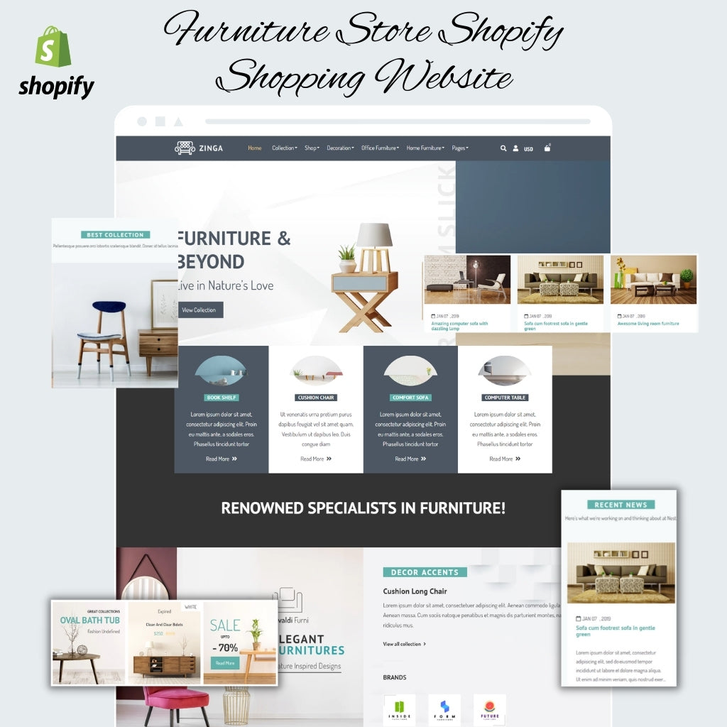 Furniture Store Shopify Shopping Website