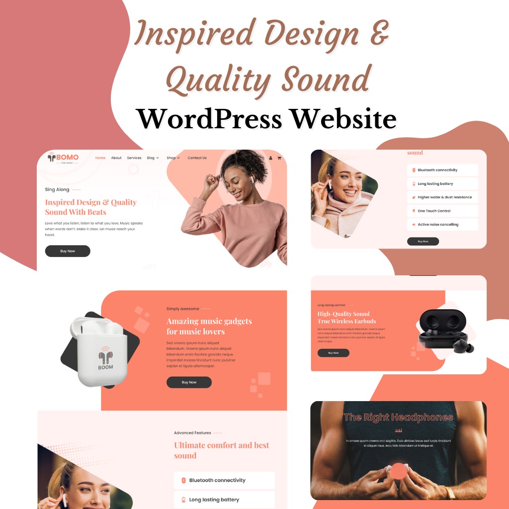 Inspired Design & Quality Sound WordPress Responsive Website