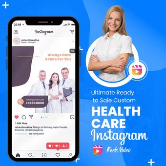 Ultimate Ready to Sale Custom Health care Instagram Reels Video