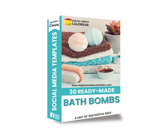 30 Ultimate Bath Bombs  Social Media Posts Canva Templates