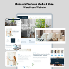 Blinds and Curtains Studio & Shop WordPress Website