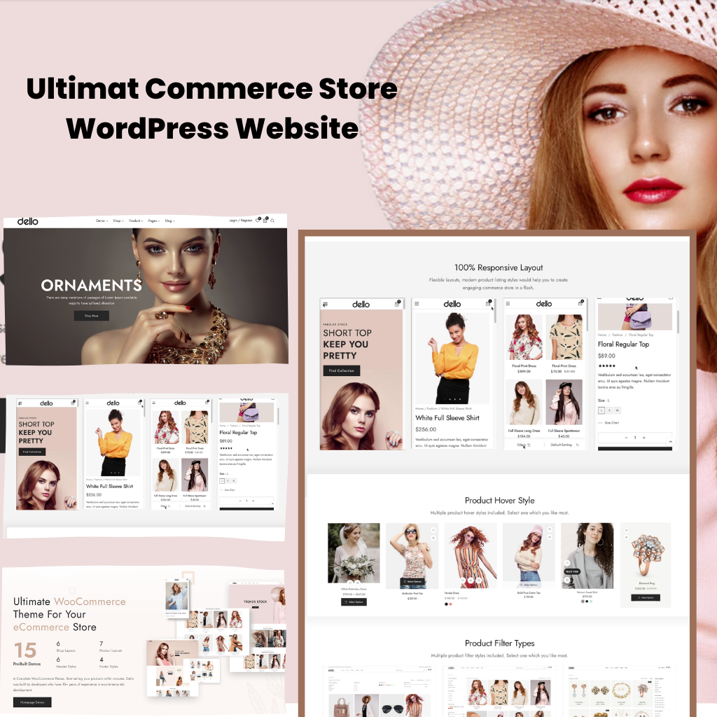 Ultimat Commerce Store WordPress Responsive Website
