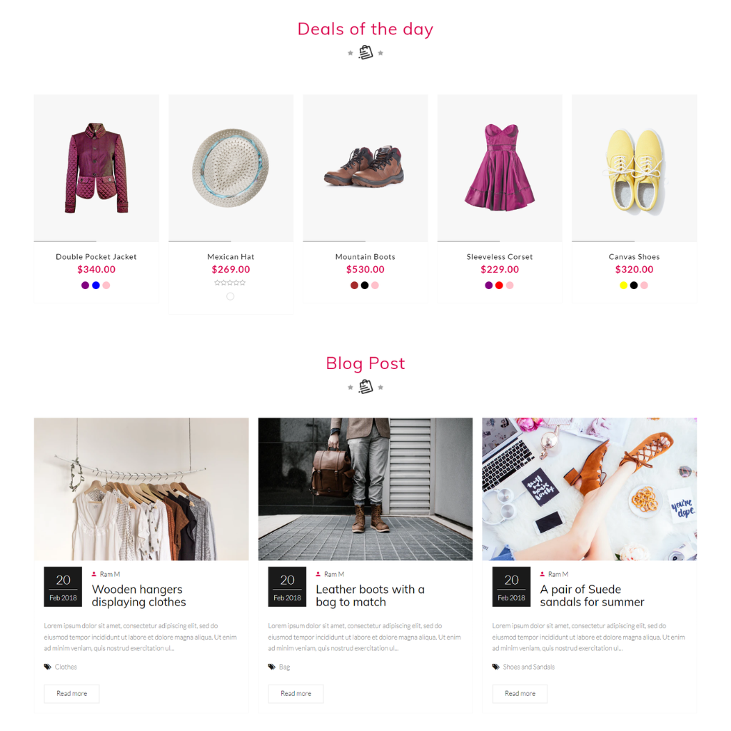 Fashion Store Shopify Shopping Website