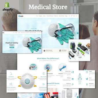 Medical Store Shopify Shopping Website