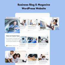 Business Blog & Magazine WordPress Responsive Website