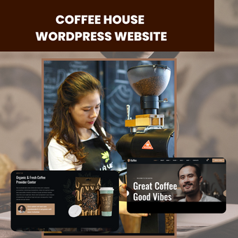 COFFEE HOUSE  WordPress Responsive Website