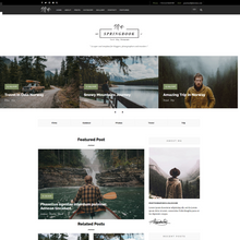 Photography Travel Blog WordPress Responsive Website