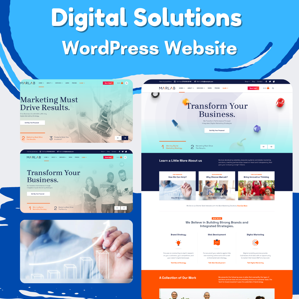 Digital Solutions WordPress Responsive Website