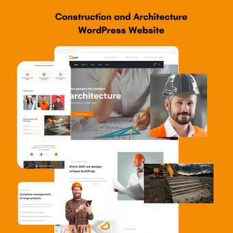 Construction and Architecture WordPress Responsive Website