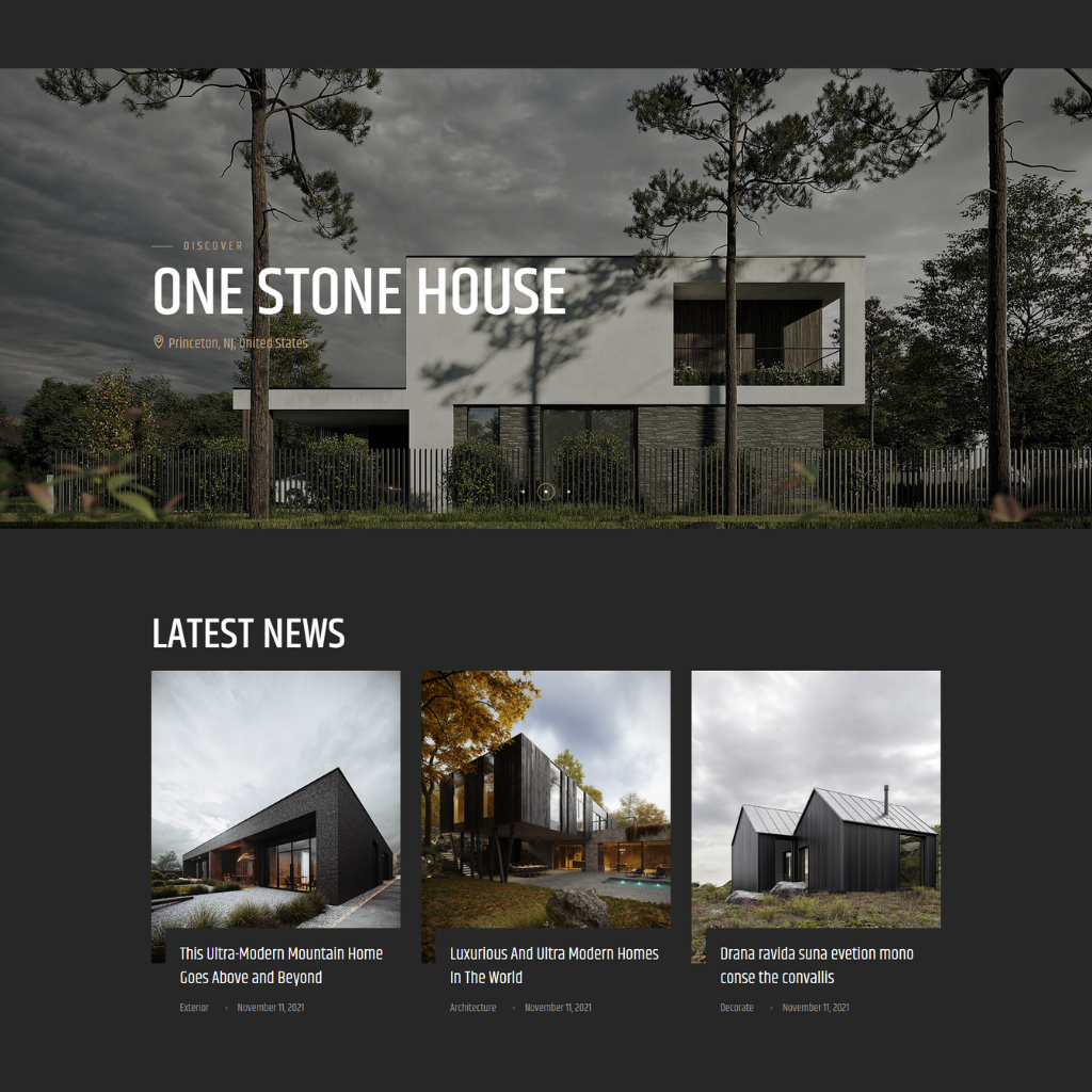 Stone House WordPress Responsive Website